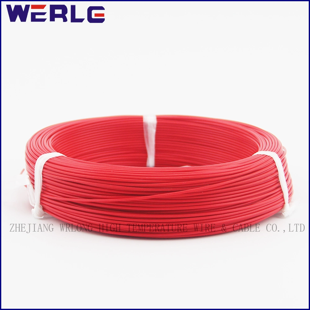 Electrical Cable Af200 FEP Teflon High Temperature Tinned Copper Insulated Wire Red