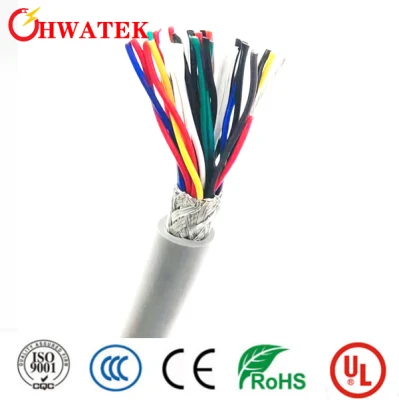 Cl2 또는 UL2464 VW-1 내화성 Sr-PVC 절연 12p×22AWG+1c×22AWG 중간 전압 전기 케이블 와이어