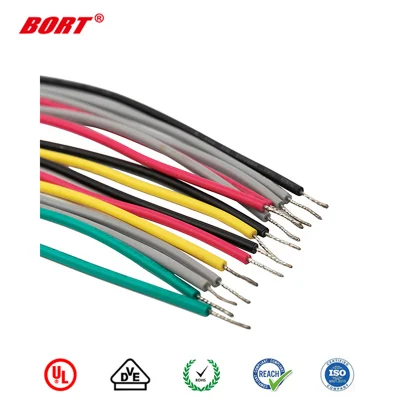 UL1061 Sr-PVC 절연 전선 26 AWG, 노출 또는 얇은 16-32 AWG 와이어 하니스